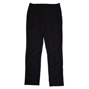 Hilary Radley Women's Pull-On Ankle Built-in Tummy Control Pant, Black, Size M